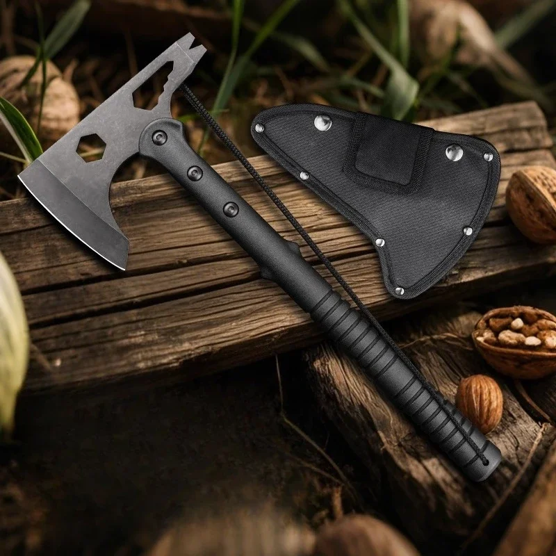 

Multi Functional Outdoor Heavy-duty Axe Camping Logging Axe Portable Wilderness Survival EDC Tool