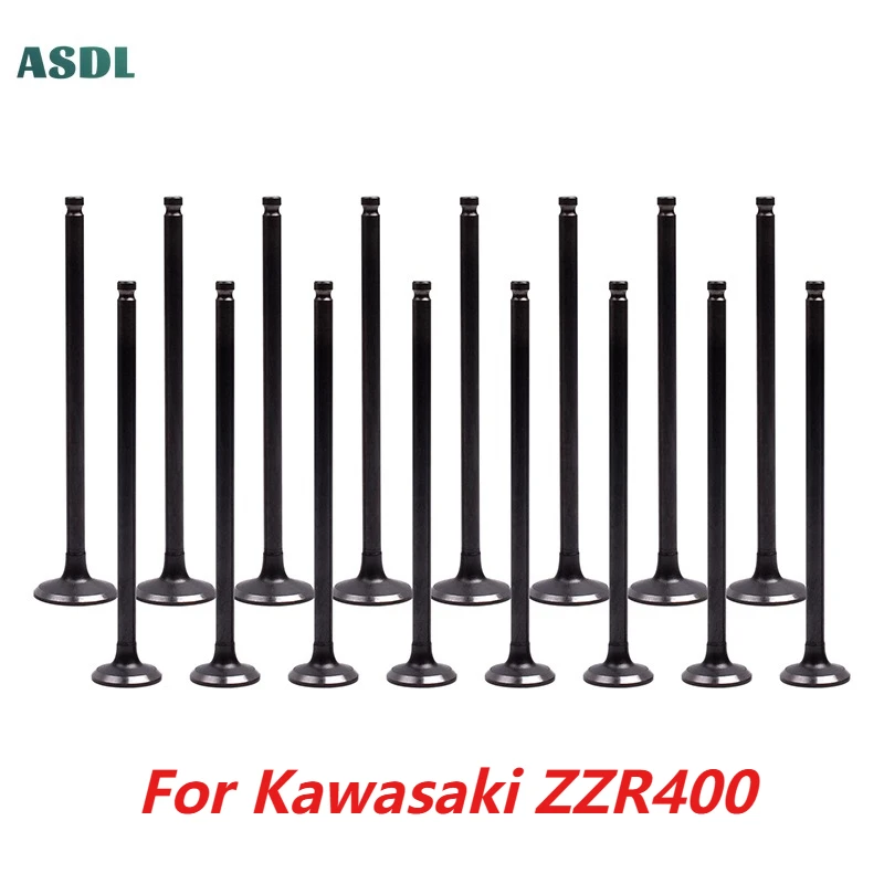 

Motorcycle Engine Intake Valve and Exhaust Valve Stem Kit For Kawasaki ZZR400 ZZR 400 Inlet Outlet Valve Motorcycle Parts
