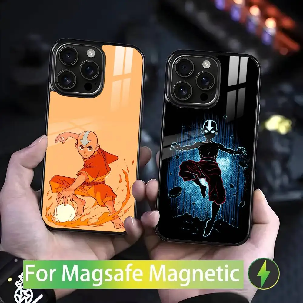 

A-Aang A-Avatar для iPhone 17, 16, 15, 14, 13, 12, 11, Pro, Max, Plus, Mini, SE4, E с магнитной беспроводной зарядкой Magsafe