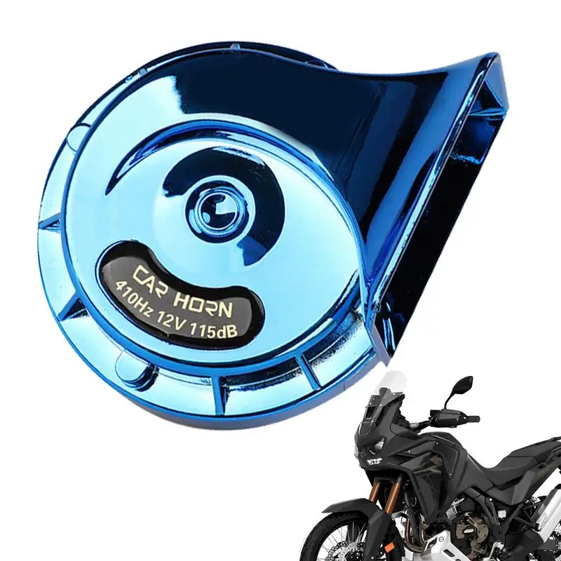 Motorcycle Speaker Waterproof Round Loud Horn Speakers Colorful Disc Horn Car Loud Speaker Horn For Bicycle Scooter ATV