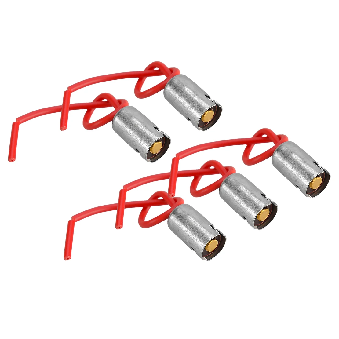 

BA9S Автомобиль Грузовик Внедорожник Патроны для лампочек Держатели Основания Разъемы с проводом Красный Универсальный