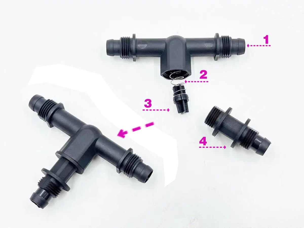 

1Set Water Pipe Tee Part for DJI Agras T25 T60 T25P Agriculture Drone Accessories Plant Protection UAV Repair Parts