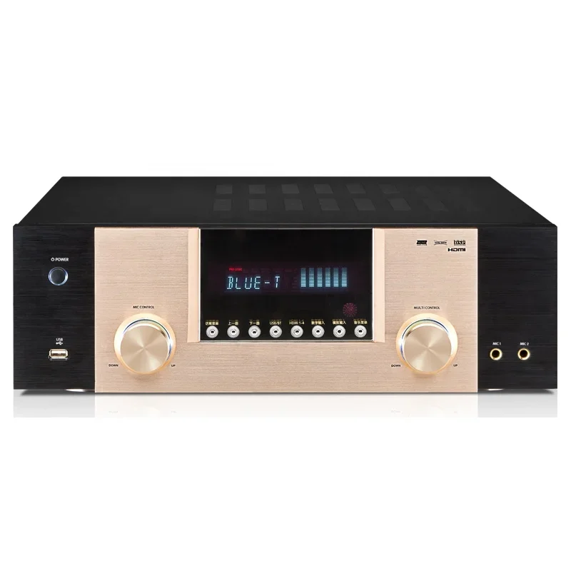 SoundHigh Quality 5.1 Surround Amplifier Do-lby D-TS Amplifier Home Theater System High-power Home Amplifier