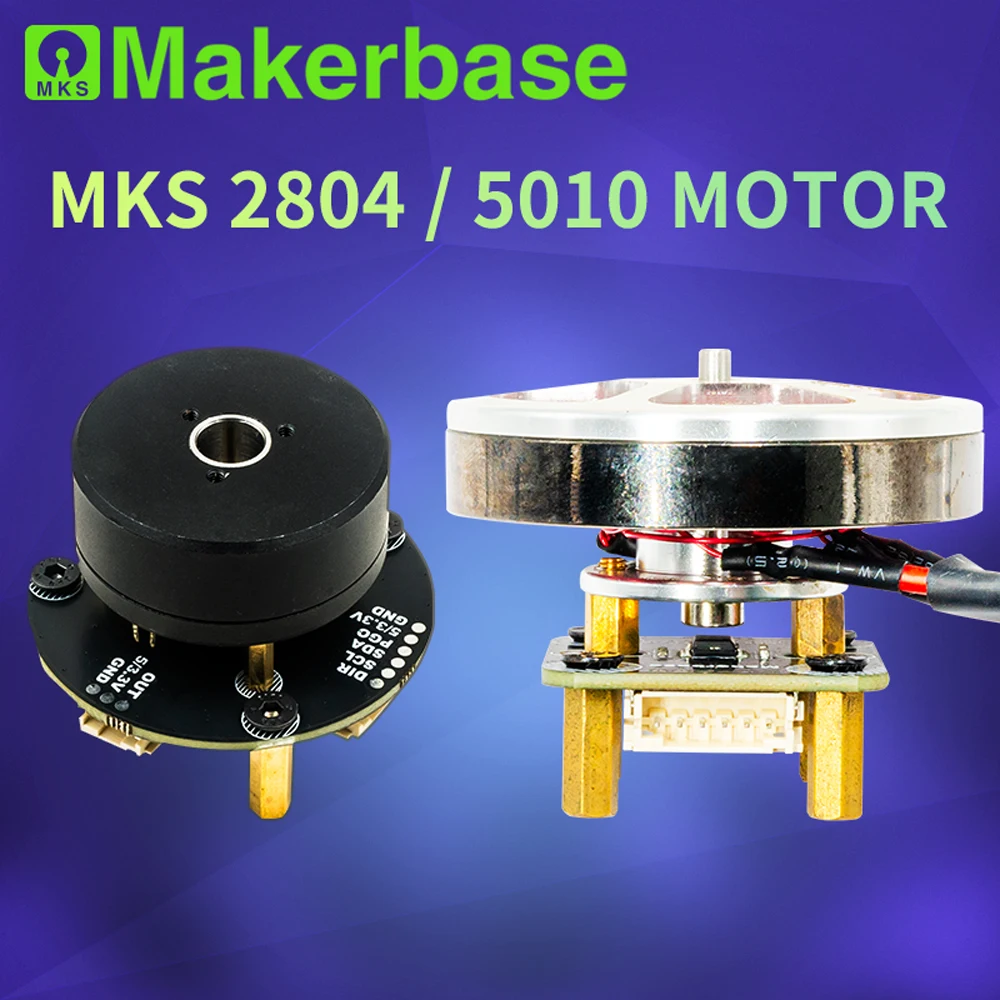 Silnik Makerbase 2804/5010 z enkoderem AS5600 AS5047 Simple Brushless FOC