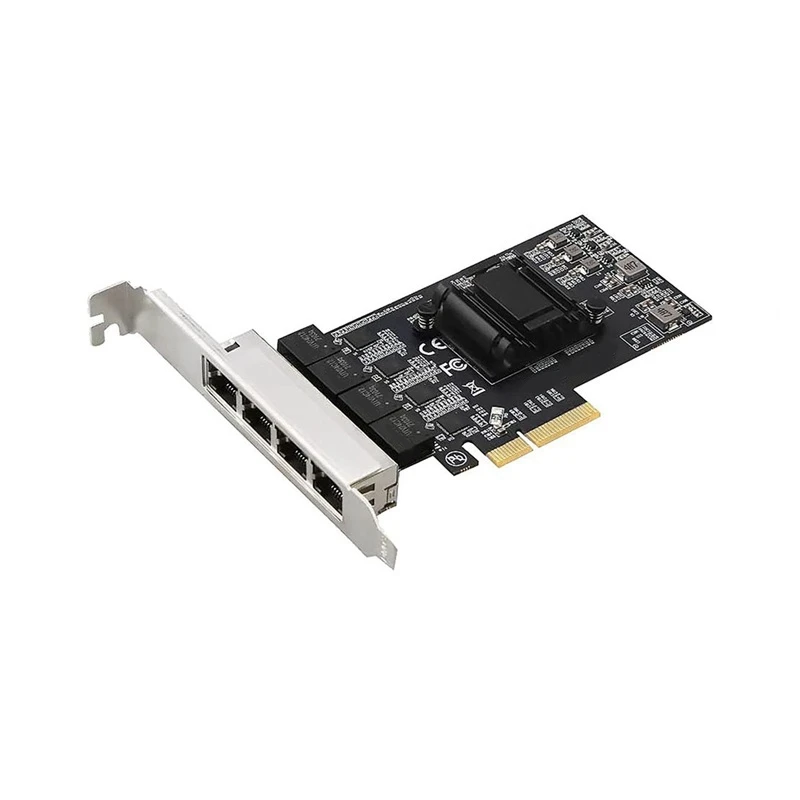 

4 Ports Gigabit Network Card Pcie 2.5 Gigabit RJ45 Lan 10/100/1000/2500Mbps Realtek 8125B Chip
