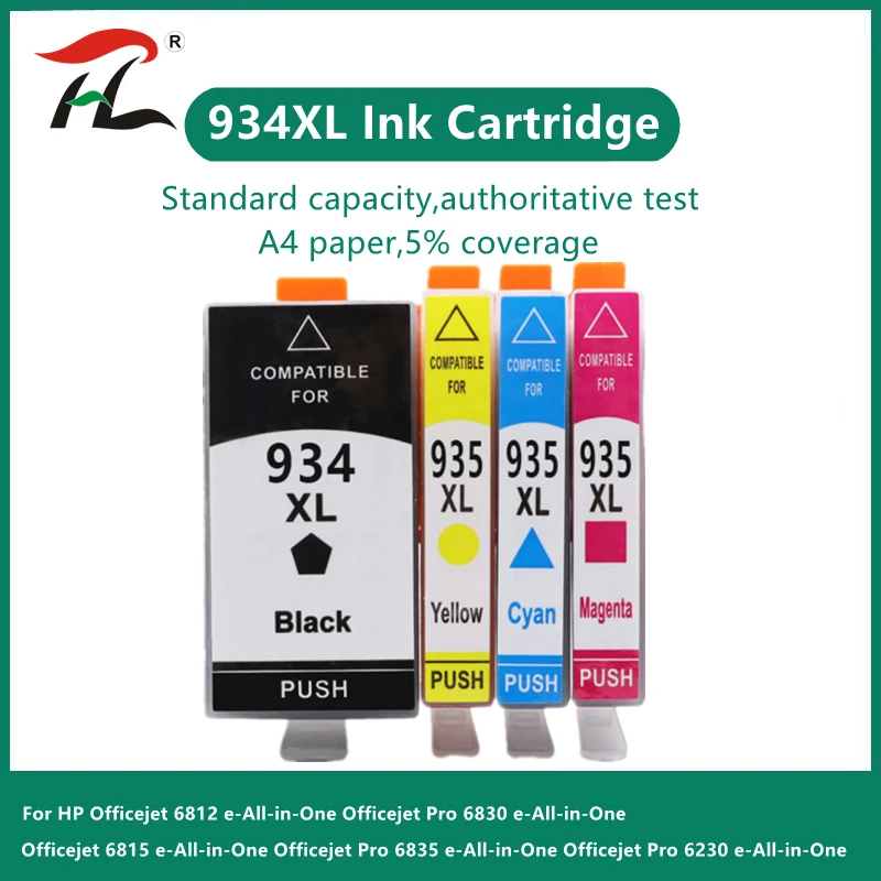 934XL 935XL Compatible Ink Cartridge Replacement for HP 934 935 for HP934 Officejet pro 6230 6830 6835 6812 6815 6820 Printer