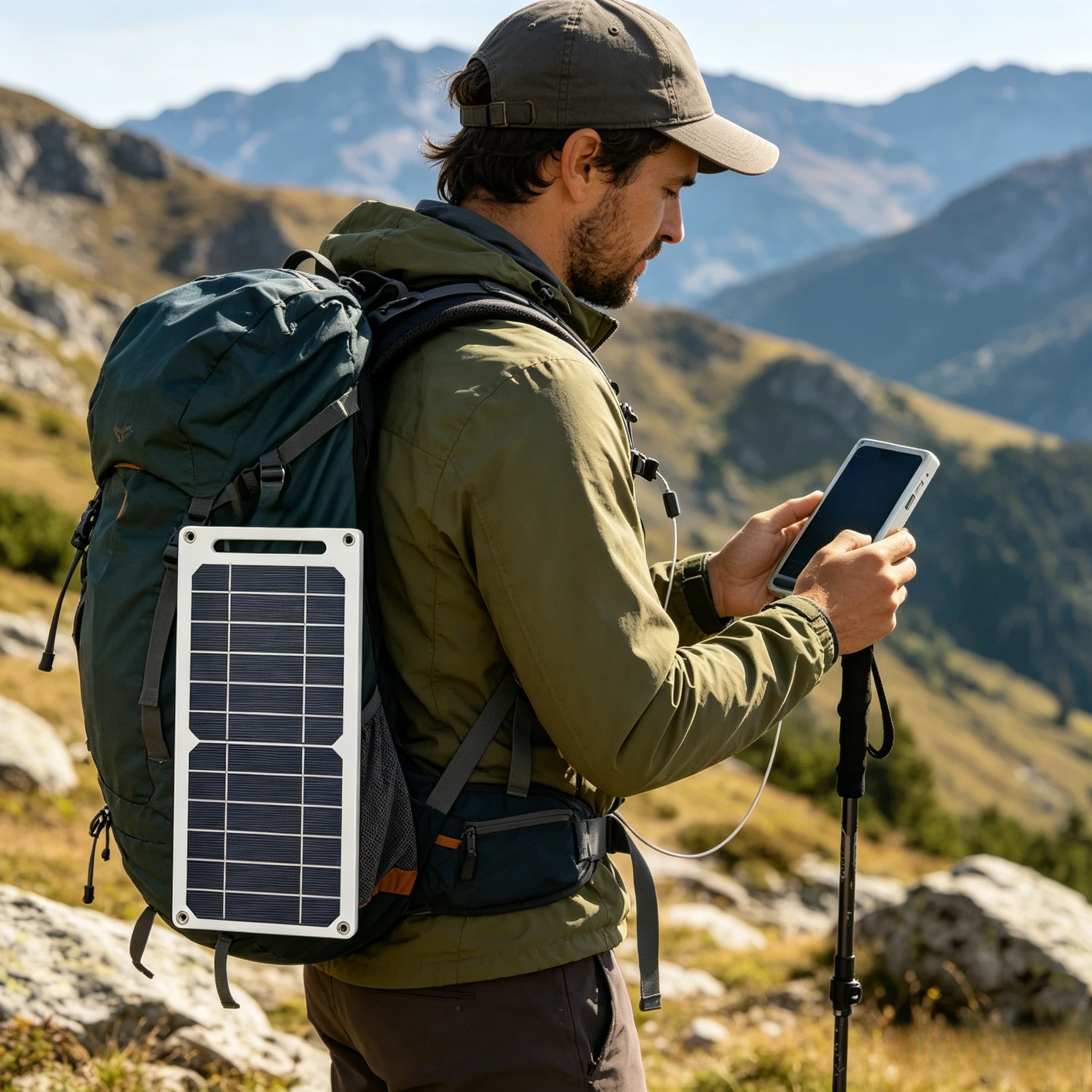 Professional Solar Panel 5V USB Portable Solar Charger Stabilize Voltage for Phone Power Bank Outdoor Camping RV Home Daily Gift