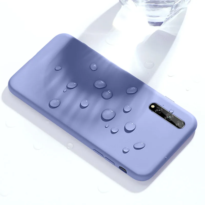 For Huawei Y8p Case For Huawei Y8p Cover Liquid Silicone Soft Shell Comfortable Protective Colorful Case For Huawei Y8p Y6P Y5p