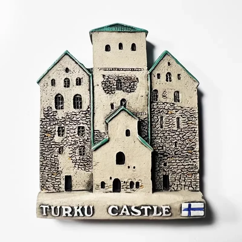 Finland Fridge Magnets Helsinki Turku Castle Lapland  Travelling Souvenirs Fridge Stickers Chrsitmas Wedding Gifts