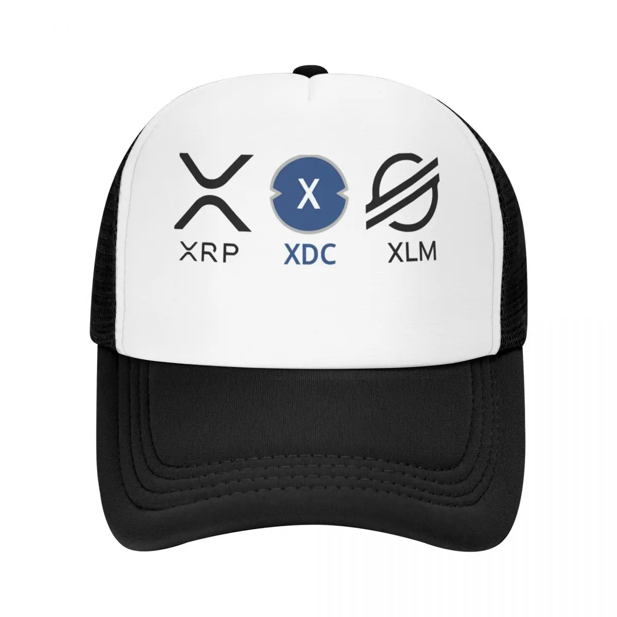 The X Factor XLM XRP XDC 클래식 야구 모자 전술 모자 후드 생일 열 바이저 여성 남성용