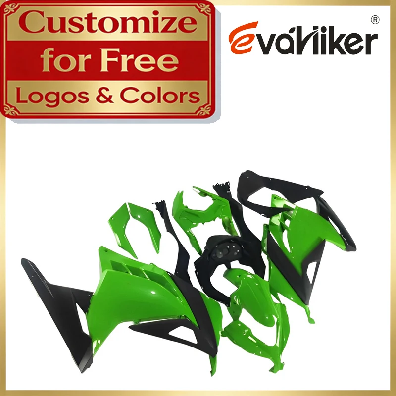 

ABS Plastic Injection Fairing Kit For Kawasaki 300 EX300R 2013 2014 2015 2016 2017 Motorcycle Fairing Custom Color And Graphic