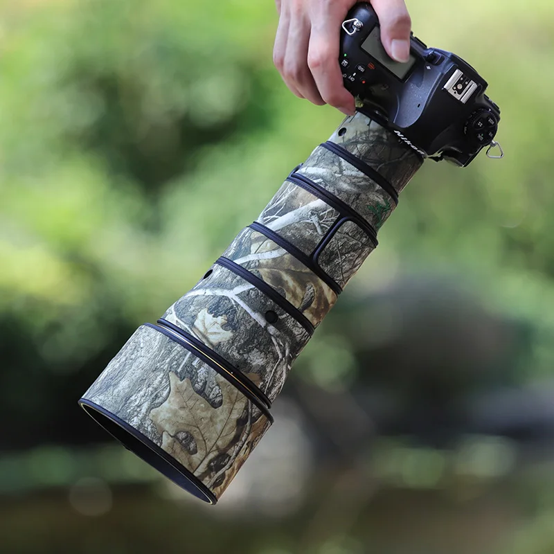 CHASING BIRDS camouflage lens coat for NIKON AF-S 500 mm F5.6 E PF waterproof and rainproof lens protective cover 556 lens cover