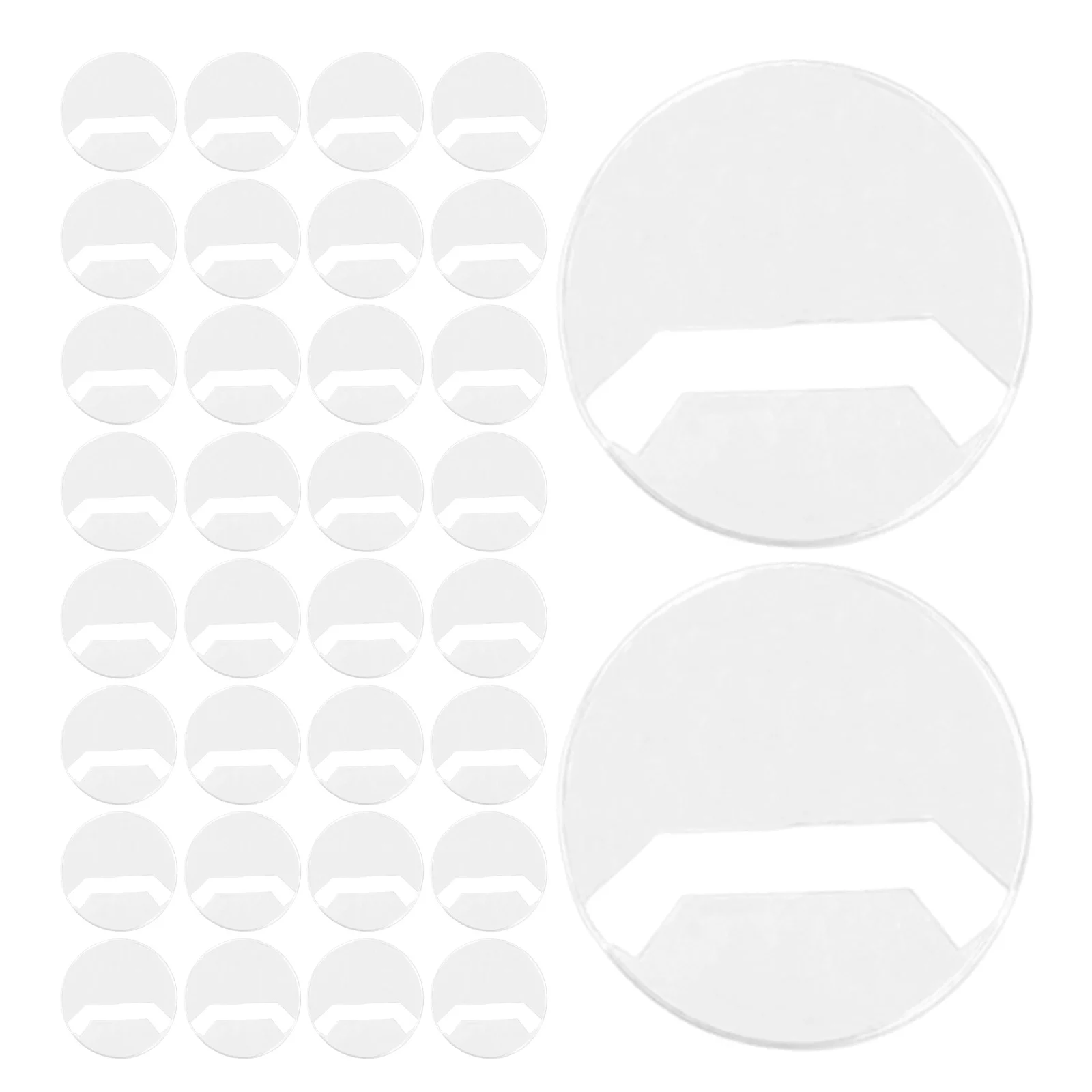 100 قطعة يغطي شارة واضحة 63 مللي متر شفافة دبوس مستدير حماة المضادة للخدش الأكمام دائم ل أنيمي زر دبابيس شارة بلاستيكية #5