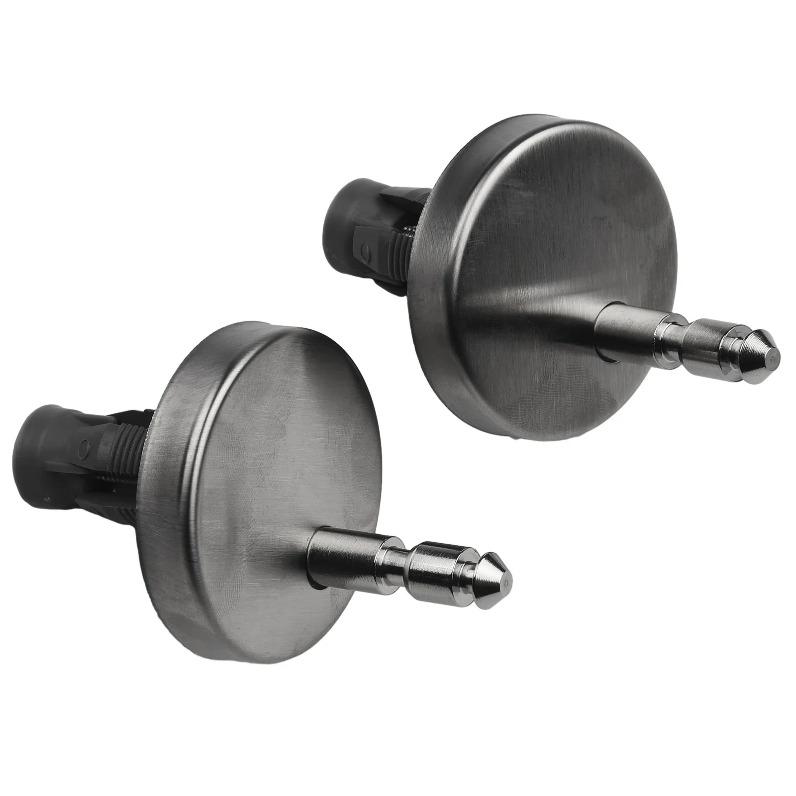 2Pcs Toilet Seat Hinges Top Fix Hinge Stainless Steel Mountings Replacement Quick Release Screws For Toilet Bathroom