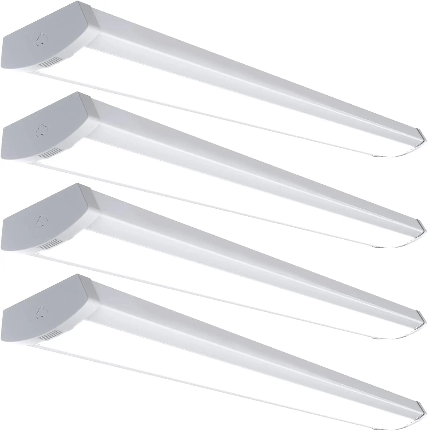 

60W LED Wraparound Shop Light, 6600lm Linkable for Ceiling Office Kitchen Hallway, ETL Certified Fluorescent Replacement