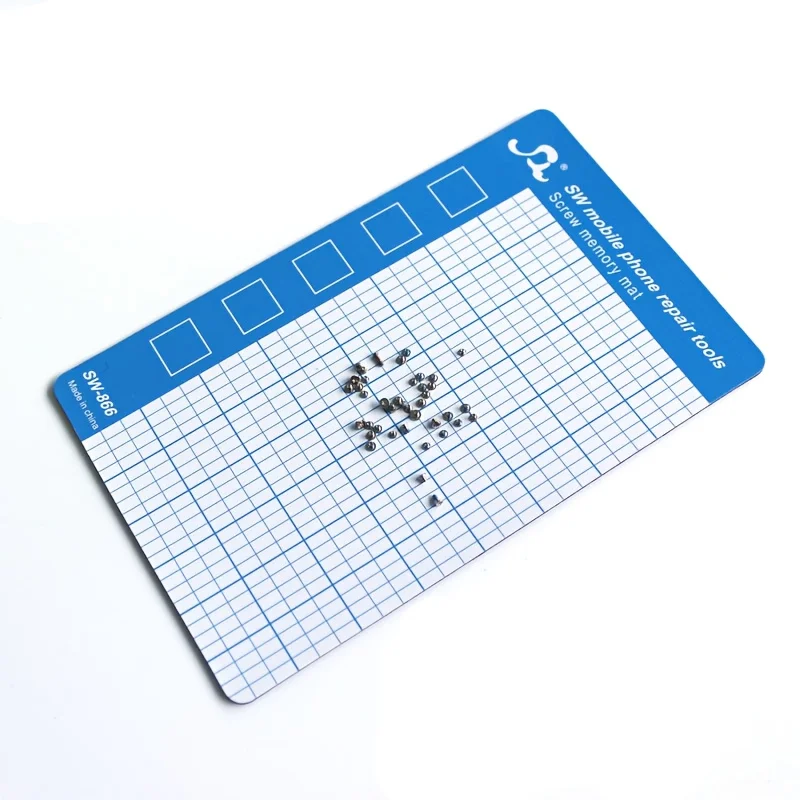 SW-866 Magnetic Screw Memory Mat Anti Lost Screw Positioning Pad for Mobile Phone Repair Small Component Storage