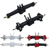 TRX4M Aluminum Alloy Front Rear Axle Set For 1/18 RC Crawler Car TRX-4M Replacement Upgrade Parts