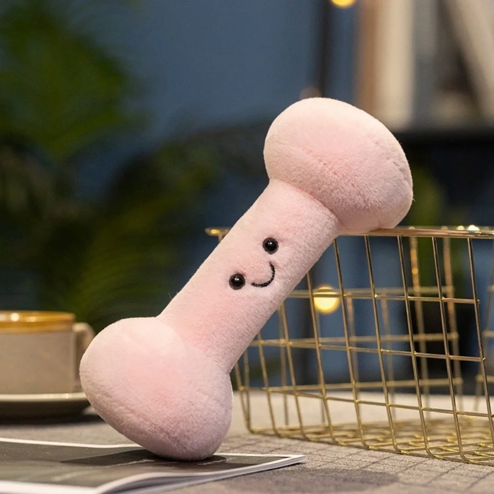 

Cute Plush Toy Simulation Fitness Equipment Kawaii Stuffed Pillow Room Decor Kettlebell Dumbbell Plush Companion Doll