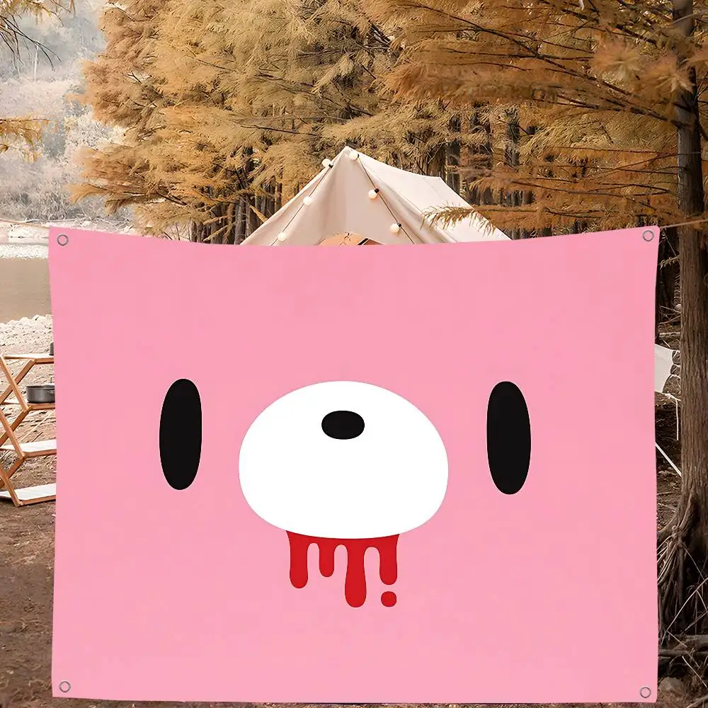 Popular Character G-Gloomy B-Bear Advanced Printing Commercial Advertising Flag Company Party Banner