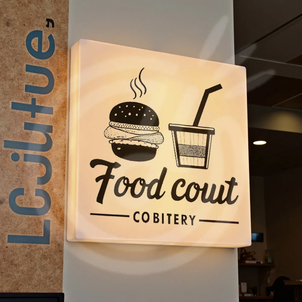 Custom Acrylic LED Light Box Sign for Business Acrylic Lightbox for Storefront Outdoor Waterproof Signage for Wall Decorations