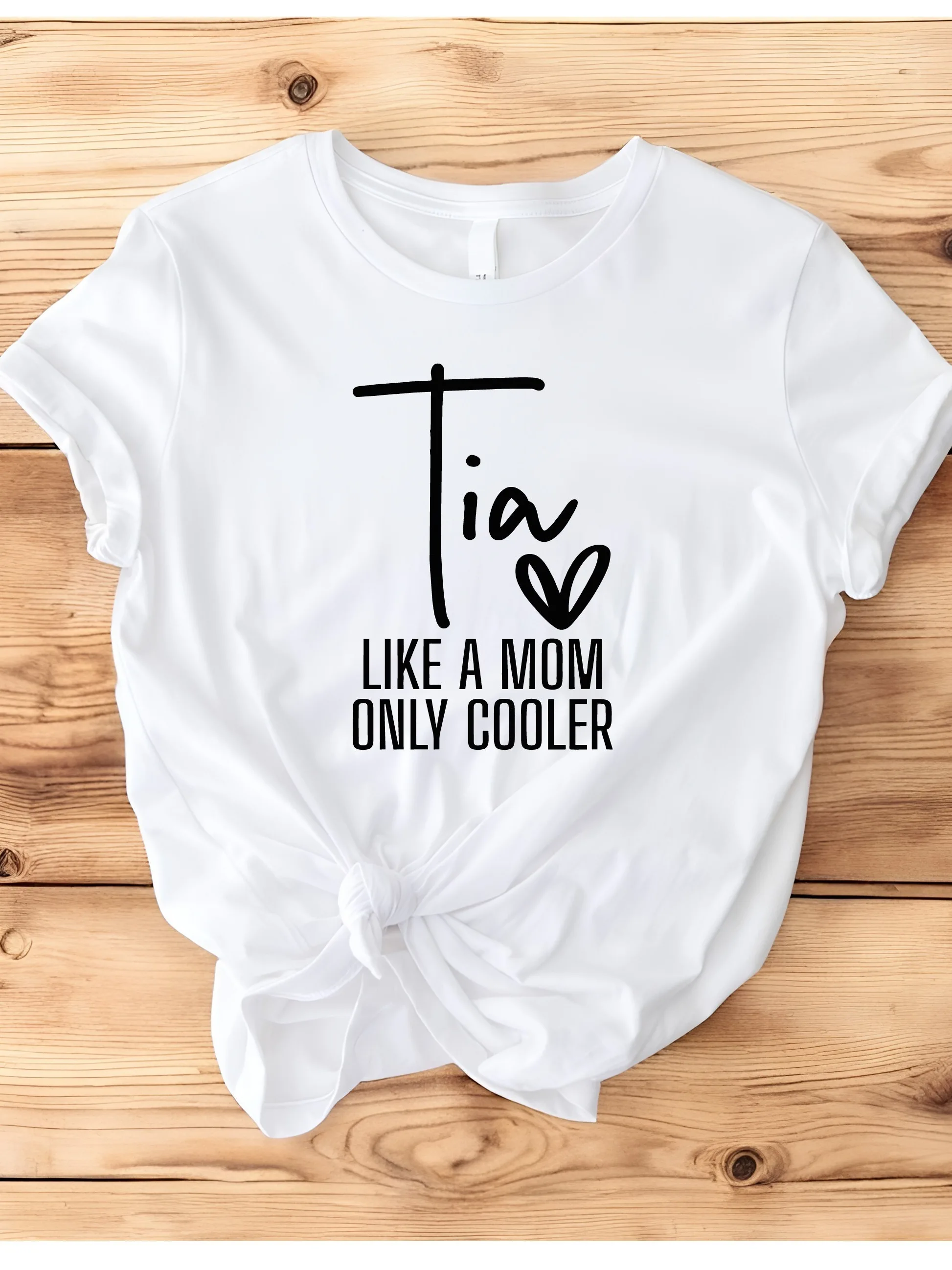 Camiseta que dice, "La mamá es más fresca que yo", un regalo divertido para mi tía en España, camiseta de tía, camiseta de tía es más fresca que mamá