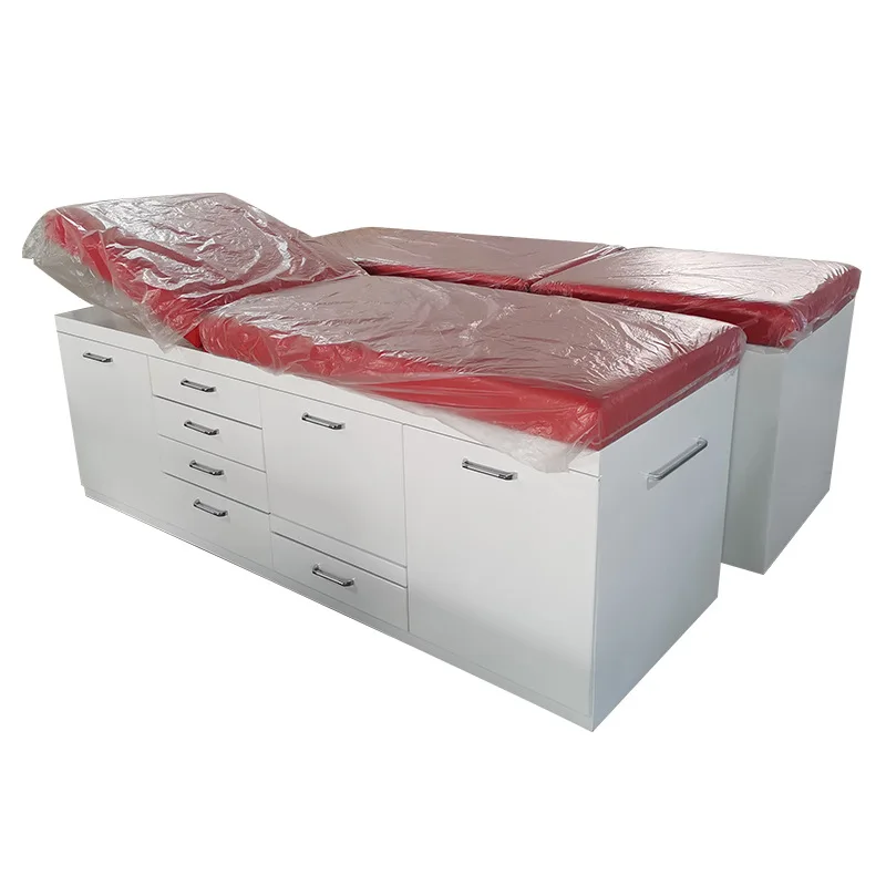 

Multifunctional treatment bed Beauty bed Physiotherapy massage bed with drawers Locker