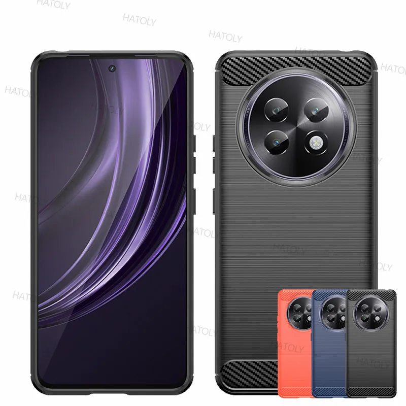

For Realme 13 Plus Case Realme 13 Plus 5G Cover Shockproof Silicone Brushed TPU Protective Phone Back Case For Realme 13 Plus