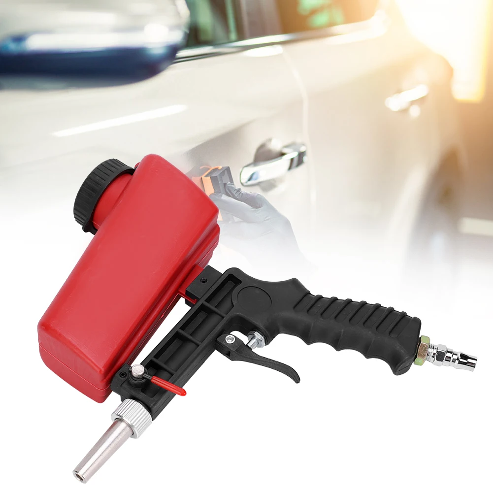 Industrial Portable Hand Held Pneumatic Sandblaster - Adjustable for Precision Surface Treatment