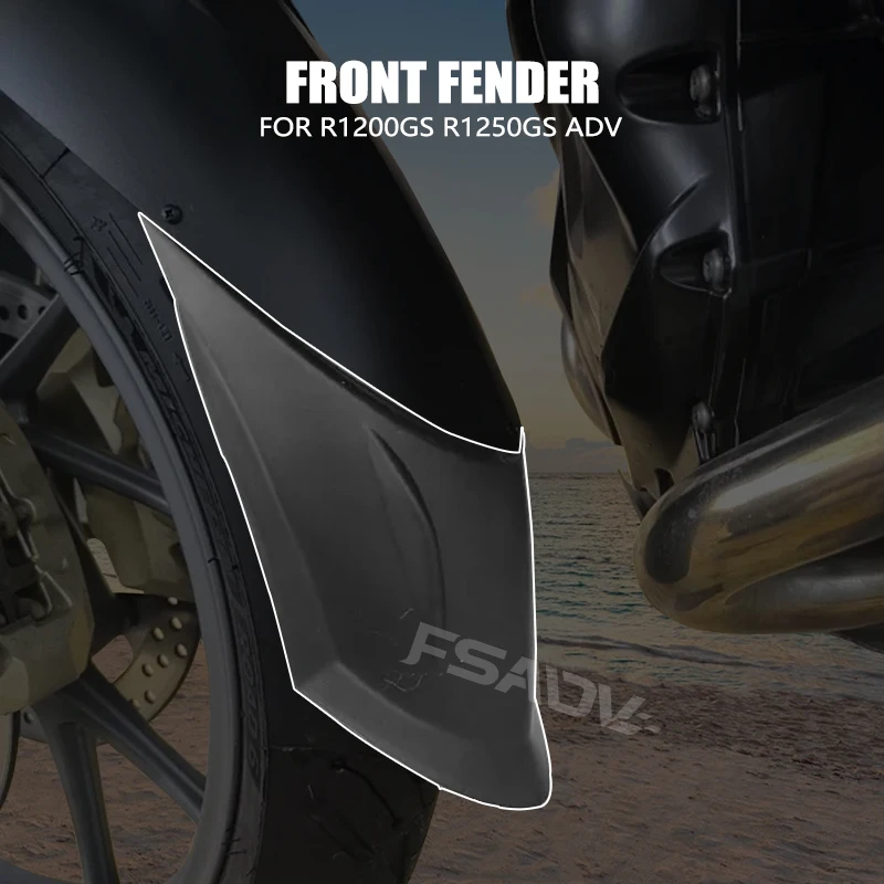 Guardabarros delantero para motocicleta, extensión trasera para BMW R1200GS LC R1200 GS Adventure R1250GS ADV 1250GSA 2014-2023