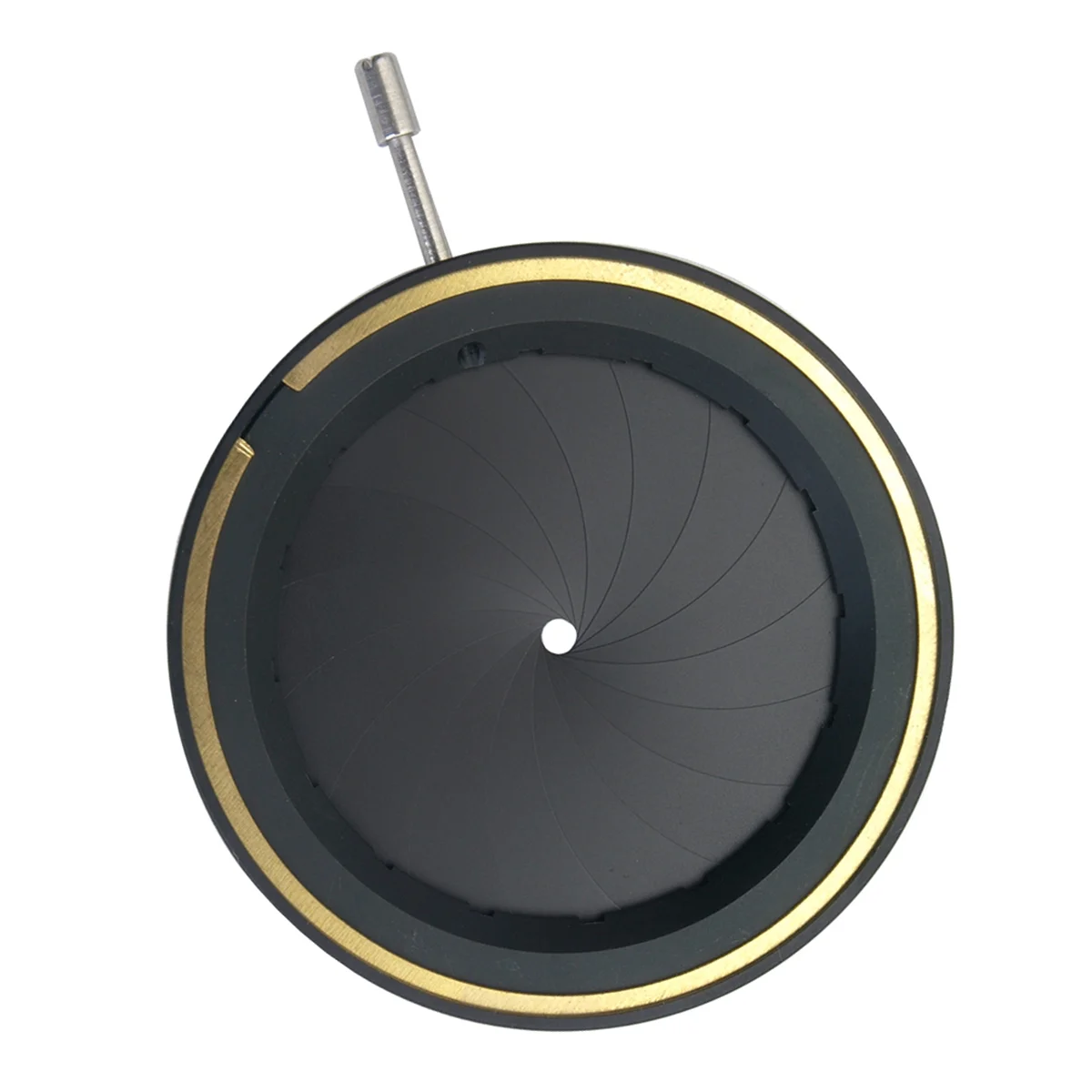 QA88X 2.5-36mm Amplifying Diameter Metal Zoom Optical Iris Diaphragm Aperture Condenser for Camera Lens Microscope