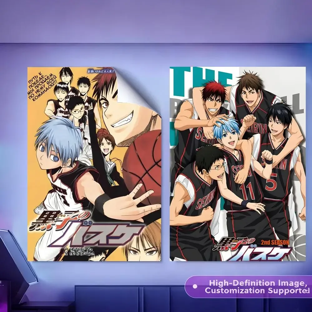 ANIME K-Kuroko No Basuke Painting Calligraphy HD Canvas Poster Crease Free Waterproof All Space Wall Decor