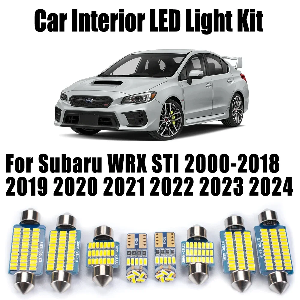 Car Accessories LED Interior Trunk Light Kit For Subaru WRX STI 2000- 2016 2017 2018 2019 2020 2021 2022 2023 2024 Ceiling Bulb