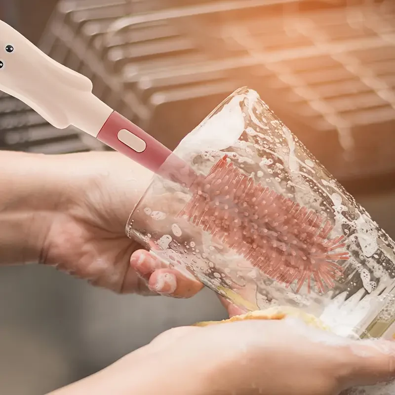 3-in-1 Silicone Bottle and Nipple Brush Set 5