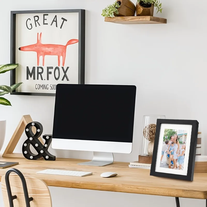 Disguise Secret Safe Cash Jewelry Storage Money Hidden Wooden Picture Frame Key Home Security Decoration