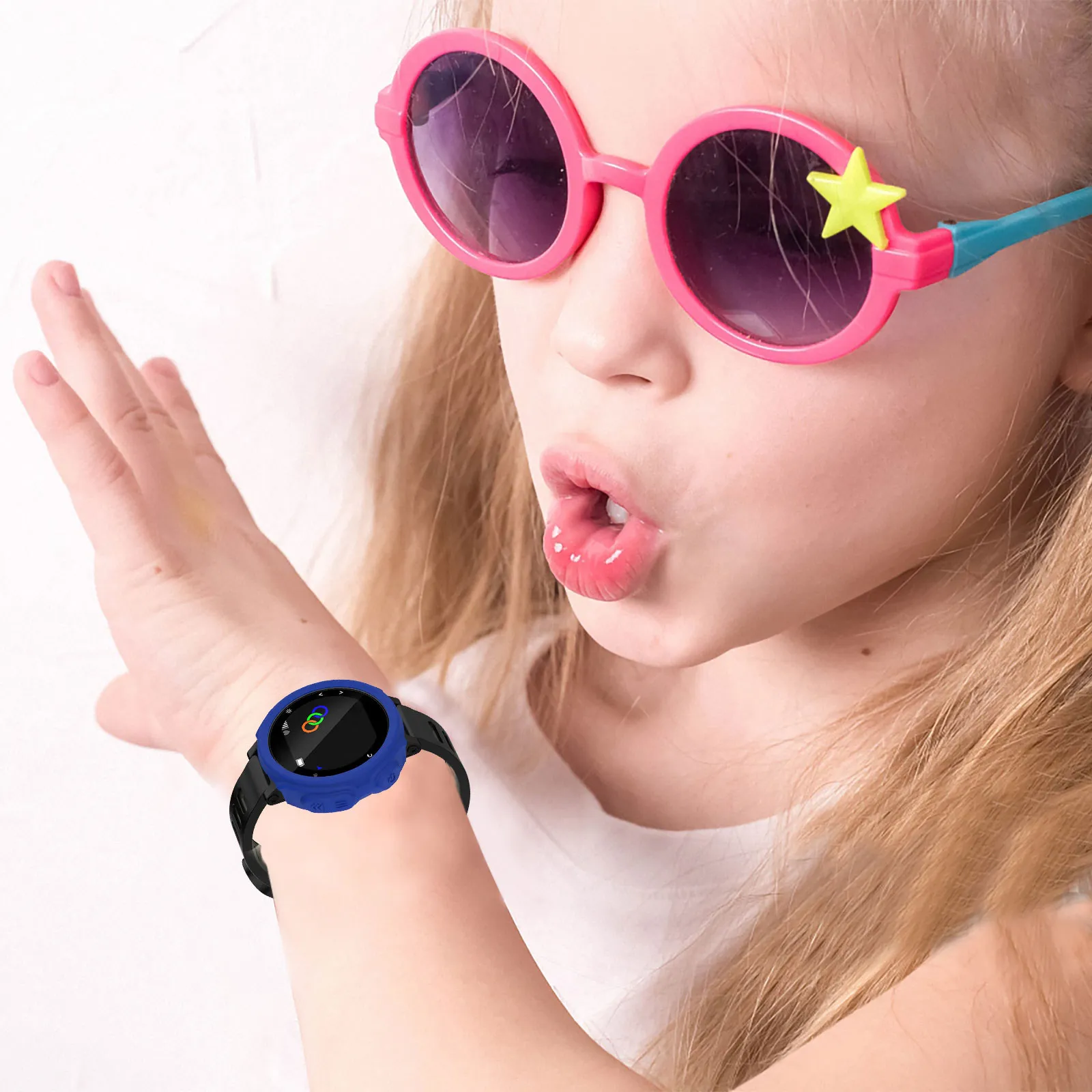 

4Pcs Silicone Watch Protector Cover for Forerunner 235 735Xt Shockproof Scratch Resistant Slim Lightweight Band Case