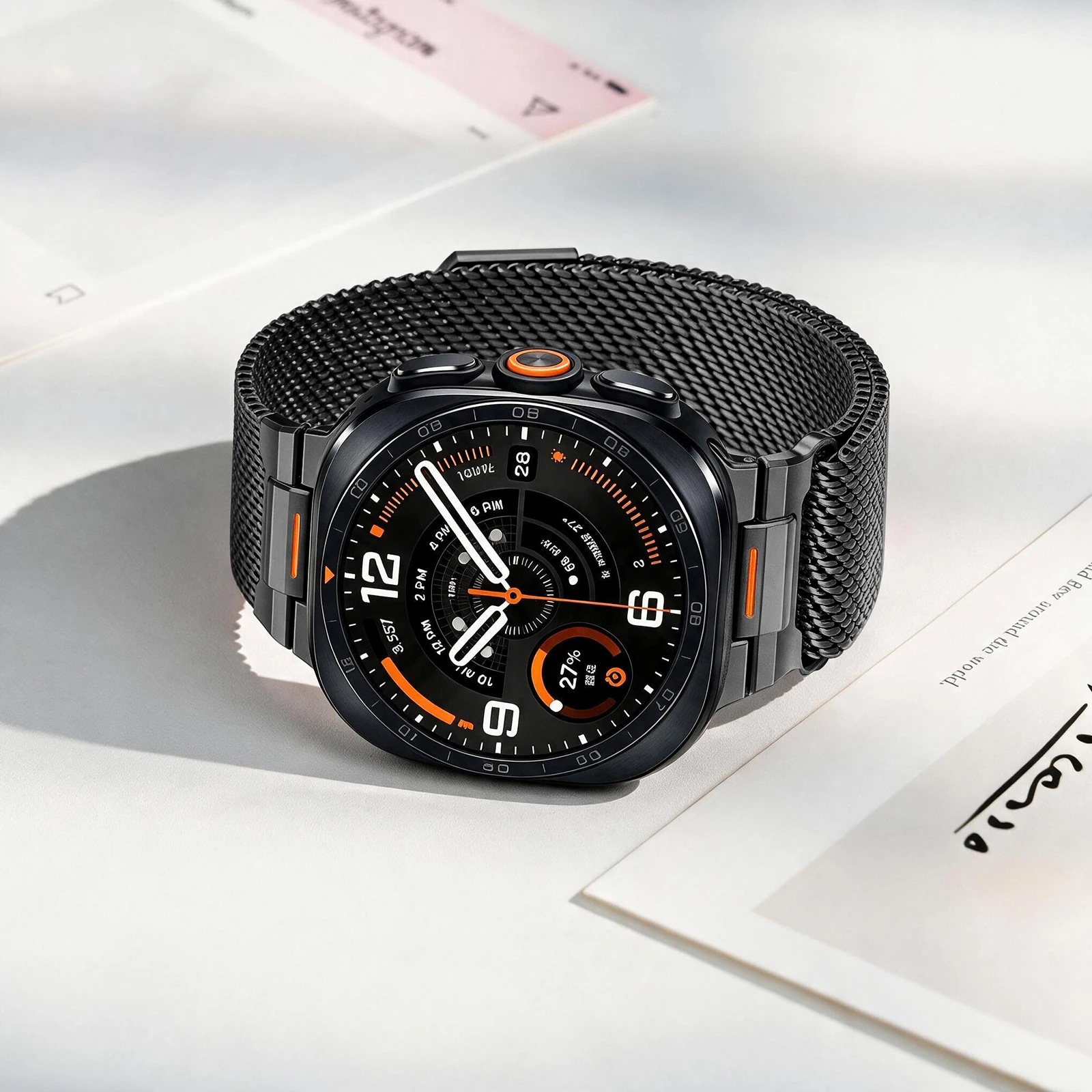 Band For Samsung Galaxy Watch Ultra 2 47mm metal magnetic wrist Bracelet Correa Galaxy Watch 9/8/8 Clasic 46mm 40mm 44mm Straps