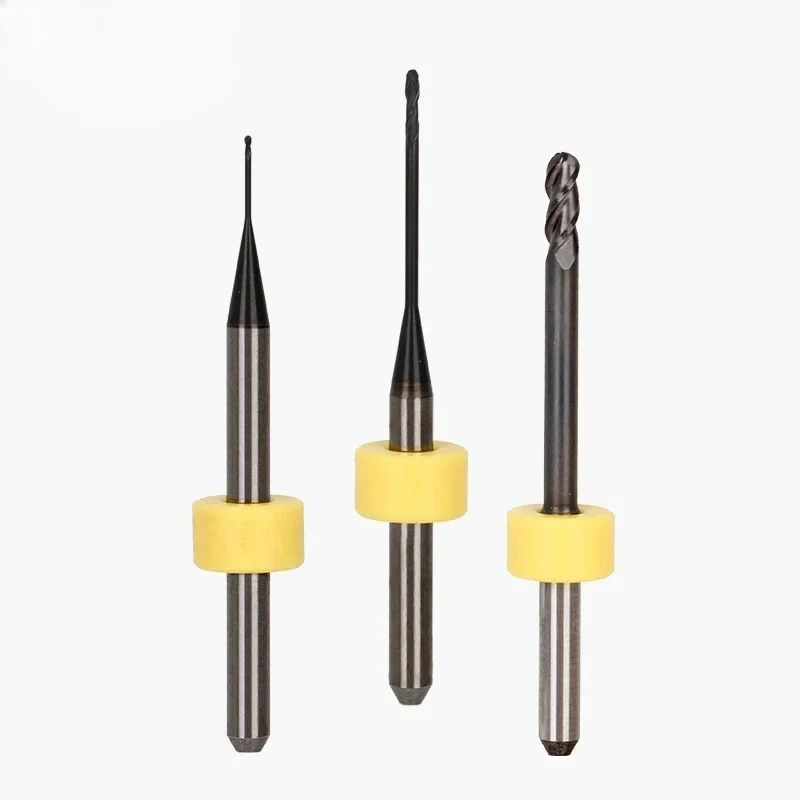 

1Pcs Dental Lab CADCAM Milling Bur Sirona MCX5 Zirconia Cutters 0.5mm/1.0mm/2.0mm DC/DLC Coating Shank 3MM