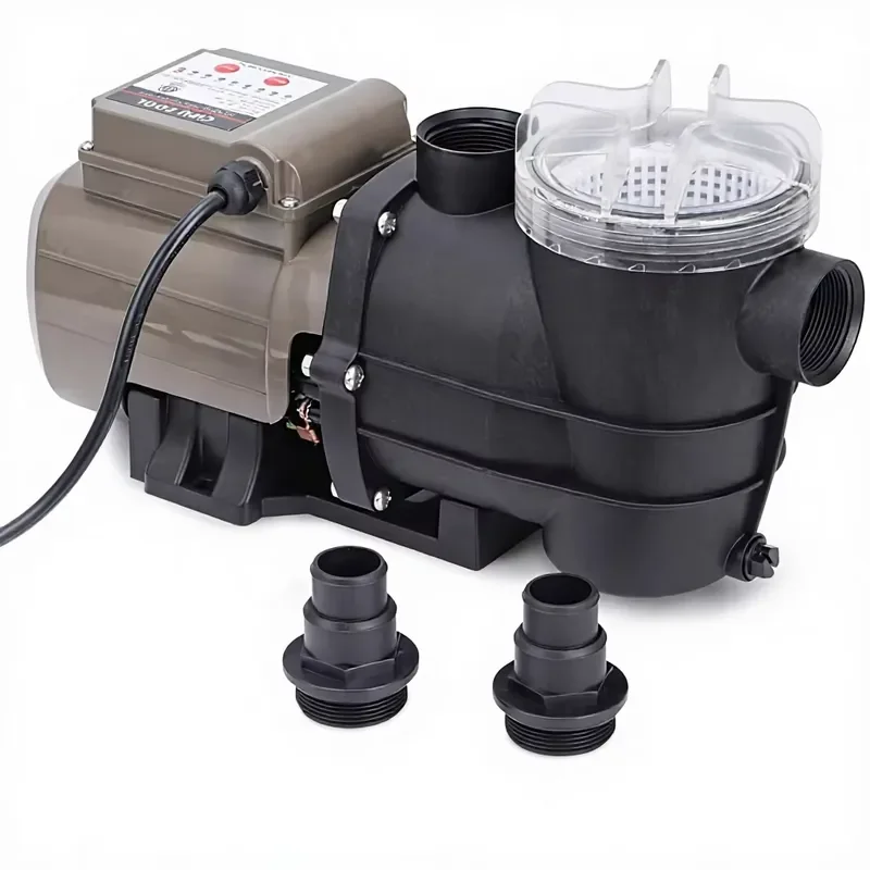 Ground Pool Pump Timer 2700GPH 115V Corded Electric Powerful Self Priming Filter Basket Low Noise for Hot Tub Spa Water