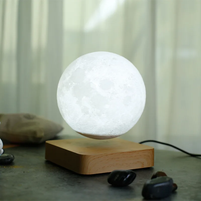 Moon magnetic levitation night light creative home ornaments end Internet celebrity birthday gifts Valentine's Day romantic
