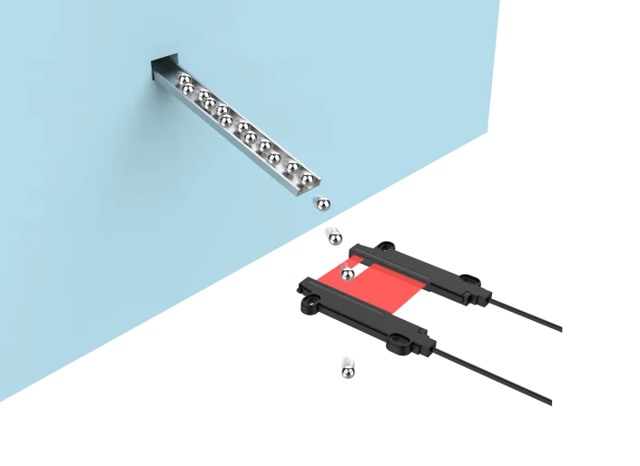 مضخم مستشعر الألياف الضوئية عالي السرعة من سلسلة FM E23 مع استجابة فائقة السرعة لحماية الدائرة الصخرية الصلبة #3