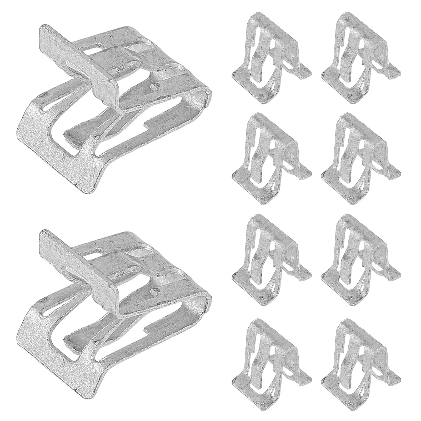 

10Pcs Car Steering Wheel Panel Clips Metal Retainer Automotive Interior Trim Fasteners for Dashboard Console Moulding Fixing