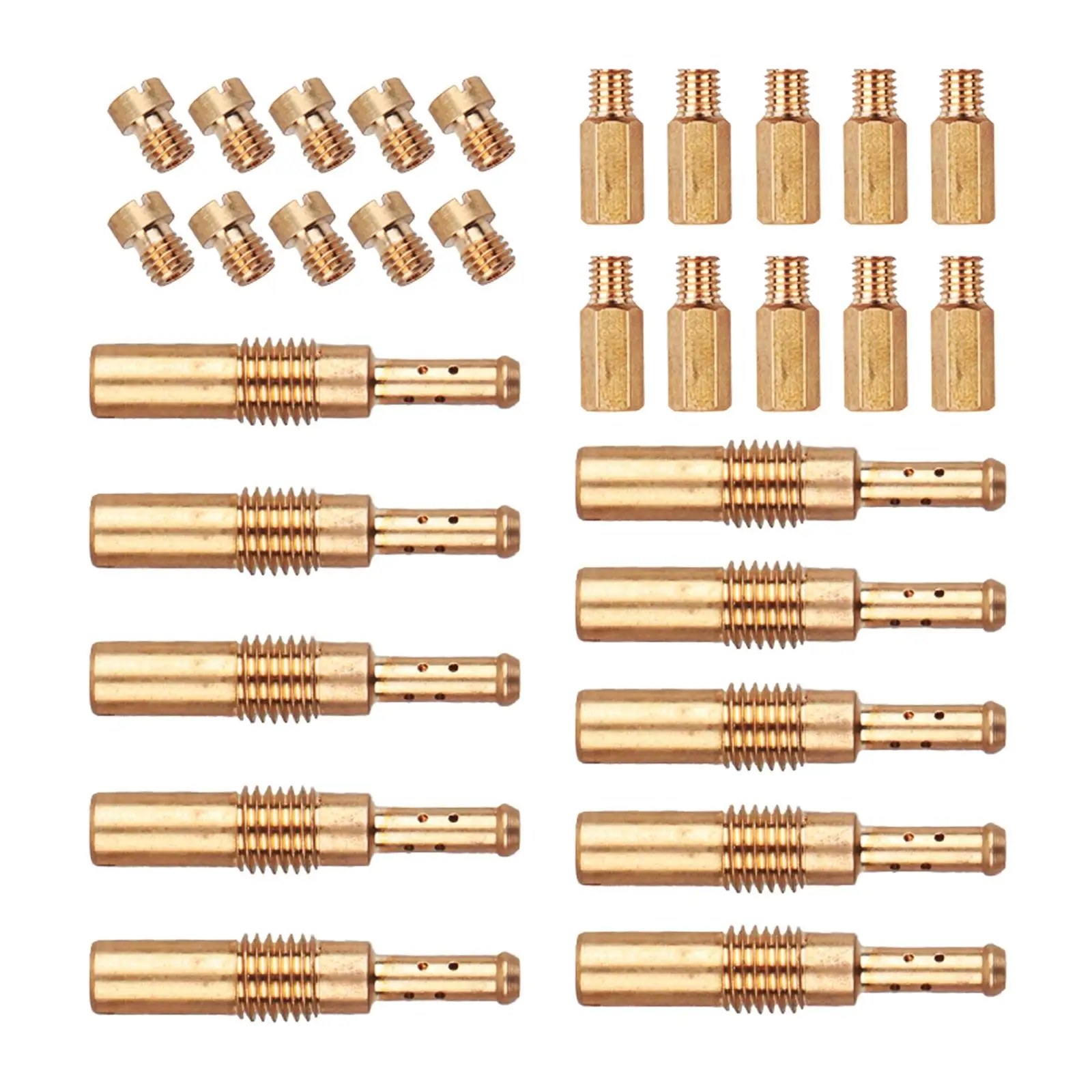 30x Slow Jets Supplies Easy to Install Carburetor Main Jets Accessories for 125cc 150cc 200cc Pwk Cvk PE Oko Koso Stage 6