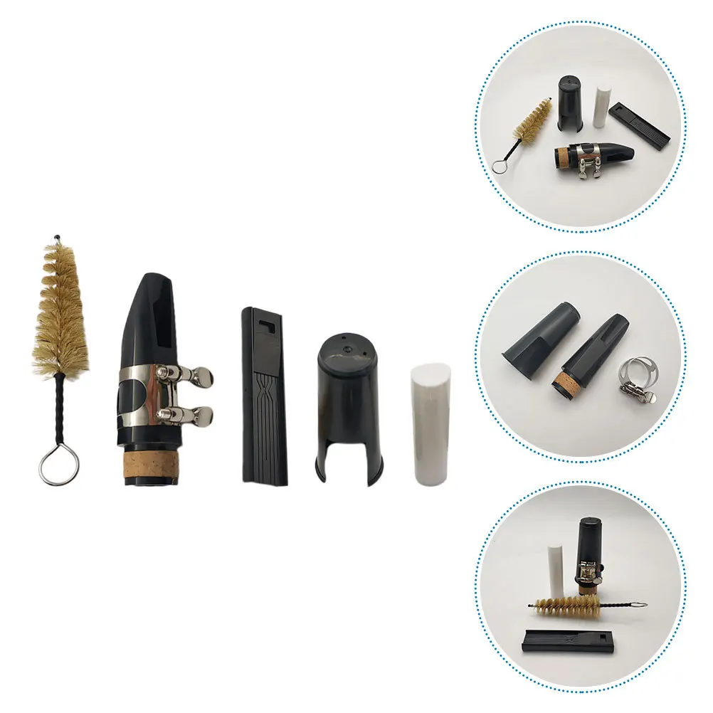 

1 set 1 Set Clarinet Parts Kit Reed Clip Cork Paste Cleaning Brush For Wind Instrument Accessories Clarinet Supplies Instrument