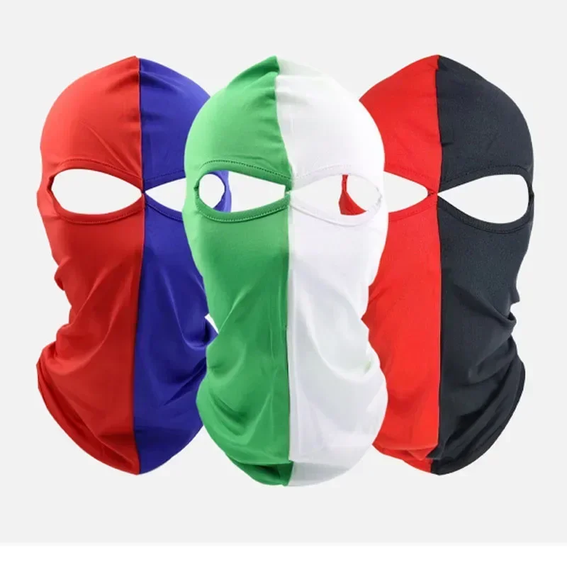 

Patchwork Balaclava Breathable Motorcycle Full Face Mask Dry Quick Motorbike Cycling Cap Biker Helmet Hat Hooded Cover Headwear