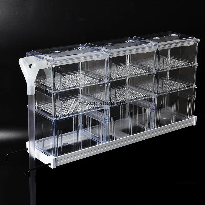 Fish tank water storage trickle filter box aquarium top filter