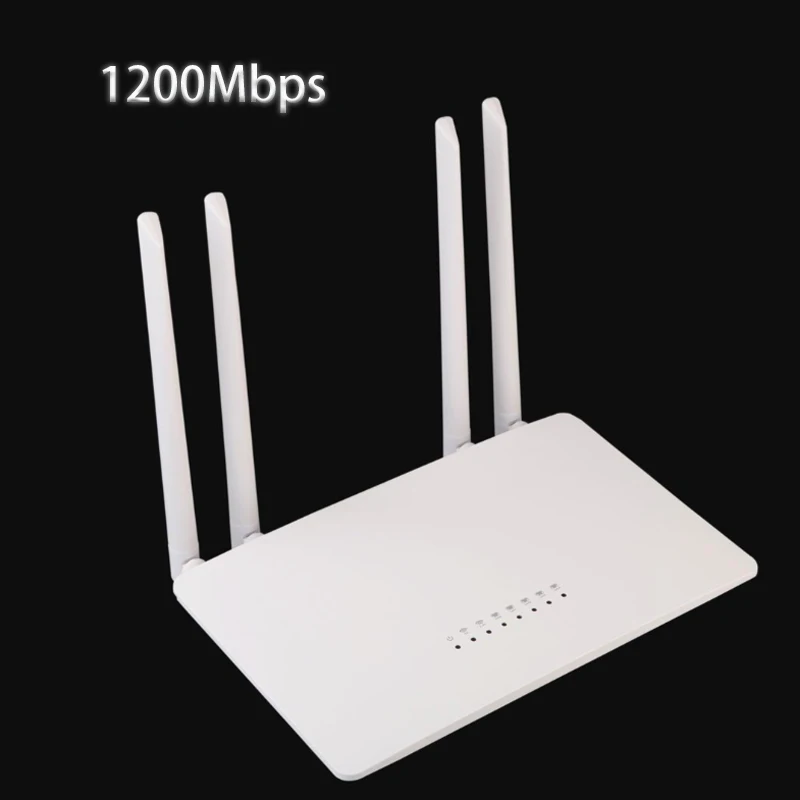 

WiFi Repeater 1200Mbps Ethernet switch with External Antenna Gigabit Wireless Router wifi Dual Band RJ45 LAN Adapter WiFi Router