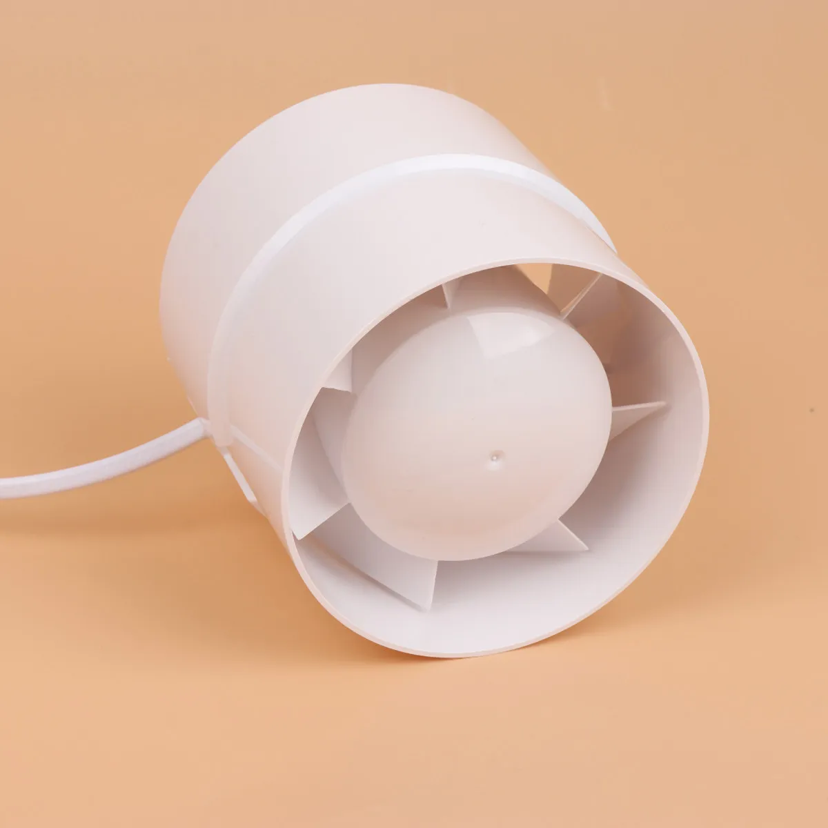 4 Inch Round Duct Exhaust Fan White Ventilation Fan for Kitchen Bathroom Toilet Ceiling Window