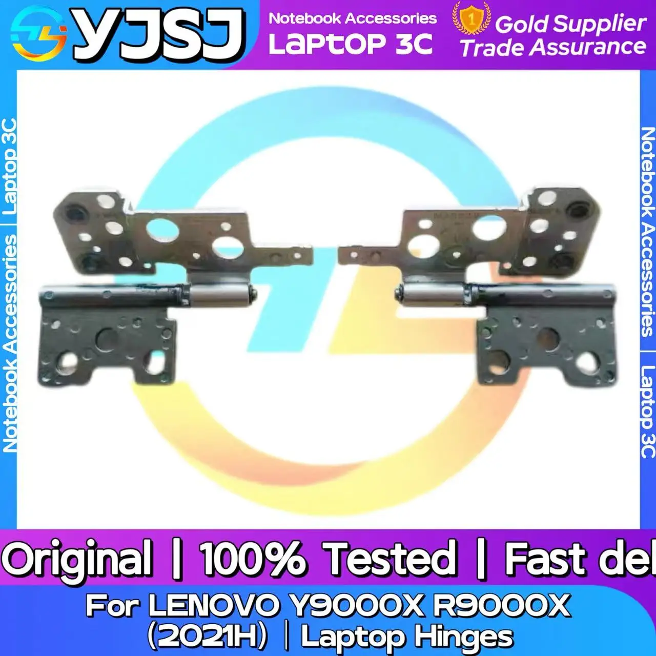 

New Original Laptop Notebook Hinges For LENOVO Y9000X R9000X 2021H built-in left and right Hinges LCD Screen Hinge
