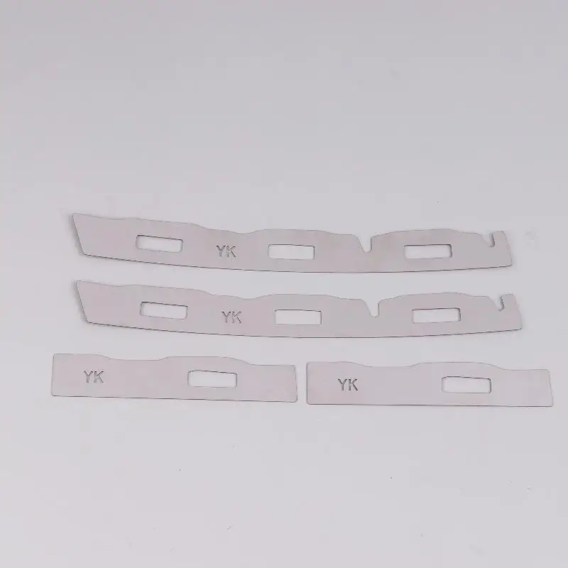 4Pcs Rotten Buckle Repairer Bracket For 10th Generation Civic 2016-2021 Front Bumper Repair Metal Plate Buckle Broken Opening
