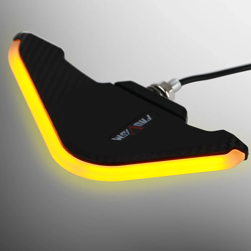 Dynamic LED Turn Signal Light Side Wing For KAWASAKI NINJA250 300 400 650 ZX6R ZX10R Ninja 1000SX YZF-R1 R6 R7 R15 R25 R3 R125
